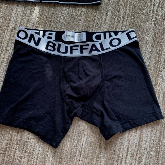 Buffalo David Bitton Other - BUFFALO MENS BLACK COTTON ELASTANE BOXER BRIEF MED